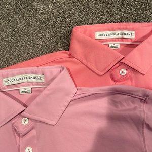 Holderness & Bourne Pique Golf Shirts VERY GOOD!